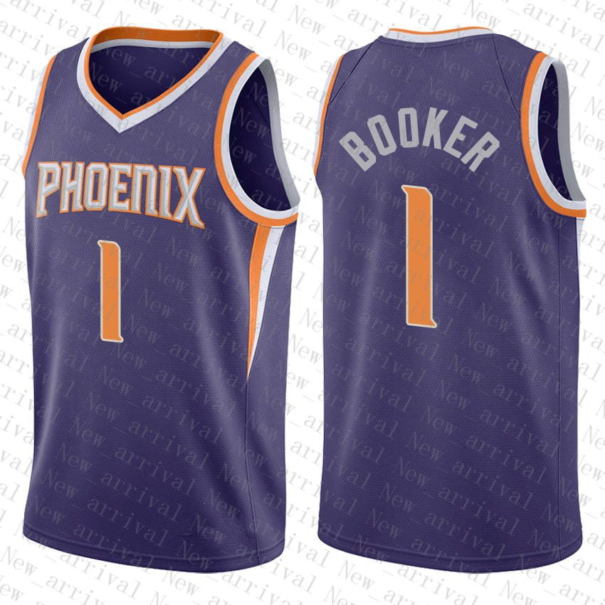 NBA_ Jersey Phoenix''Suns''Men 3 13 34 Devin Booker DeAndre Ayton  Basketball Jersey 1 22 Chris Paul Steve Nash Charles Barkley 130 