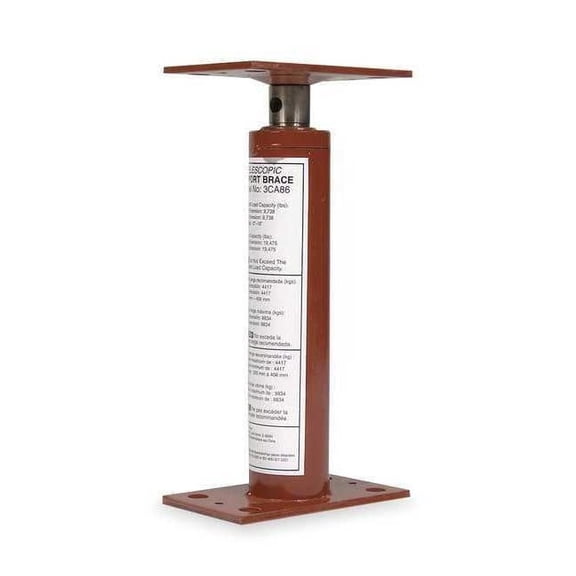Telescopic Support Brace,Steel,3.5 in W 3CA86