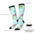 thumbnail image 4 of Fuzoiu Dragonfly Floral Print Adult Stockings,Crew Socks,Unisex Fashion Socks, Casual Sports Socks,Comfortable Crew Socks for Everyday Wear and Sports, 4 of 6