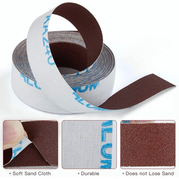 Nylon Cloth Backing Emery Cloth Roll for Polishing 150# 240# 320# 400#