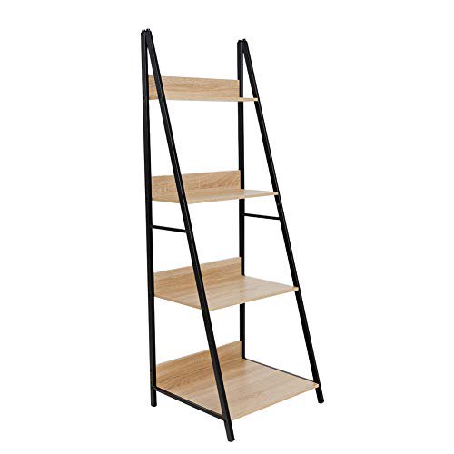 C Hopetree Ladder Shelf Bookcase A Frame Plant Display Stand Storage Metal Frame Walmart Com