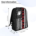 thumbnail image 3 of Mochilas escolares de liniero de fútbol americano para estudiantes, mochilas de viaje, bolsos para portátil, bolsos de hombro para hombres y mujeres., 3 of 5