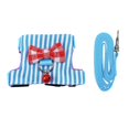 thumbnail image 5 of Holzlrgus Small Pet Harness Vest and Leash Set with Bowknot and Bell - Adjustable Soft Breathable Chest Strap Harness for Guinea Pigs, Ferrets, Chinchillas (Blue), 5 of 7