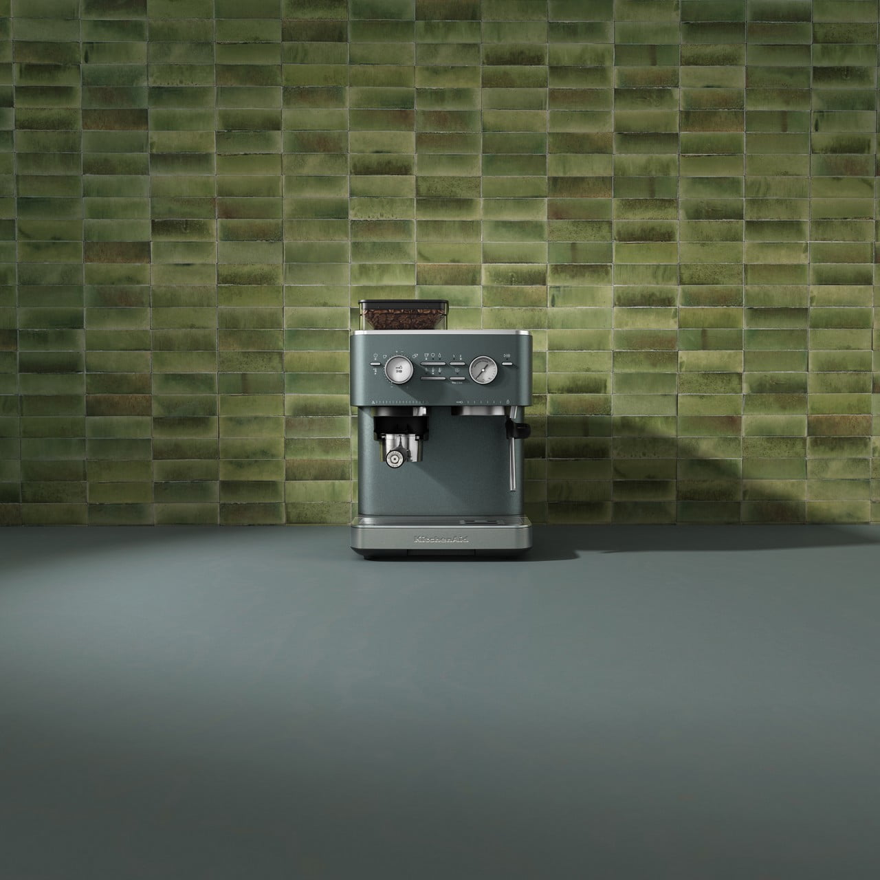 KitchenAid Semi Automatic Espresso Machine with Burr Grinder, KES6551