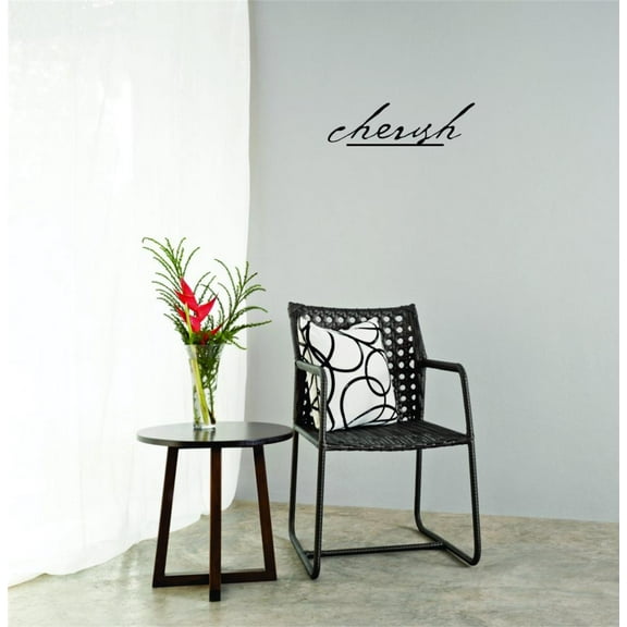 Cherish Vinyl Wall Decal for Home - Always & Forever Moon Laughs Love Cute Wall Decal Bedroom Living Room Entry - Removable High Tact - Size: 15 In x 30 In