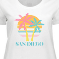 thumbnail image 4 of Inktastic San Diego California Beach Vacation Women's Plus Size T-Shirt, 4 of 5