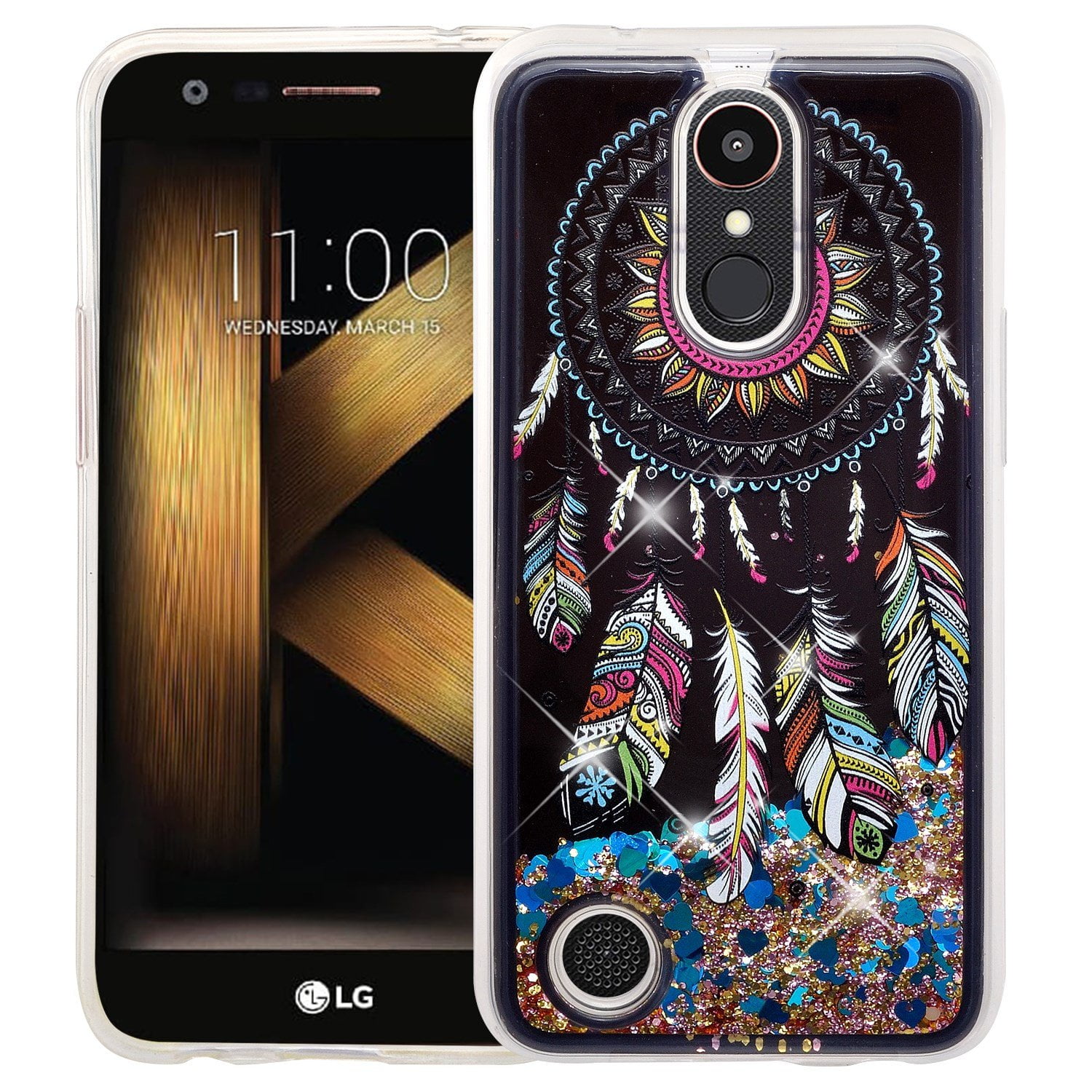 LG Fortune 2, Zone 4, Rebel 3, Bling Liquid Glitter Sparkle Quicksand