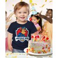 thumbnail image 6 of Paw Patrol Chase Badge Birthday Boy Shirt Gifts for Boys 2nd 3rd 4th 5th Toddler Kids Toddler Kids T-Shirt 3T Navy, 6 of 8