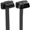 thumbnail image 3 of OBD2 macho a hembra línea extendida codo OBD línea plana tira de superficie seguimiento GPS ELM327 línea de prueba automotriz 8 núcleos, 3 of 5