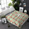 thumbnail image 2 of Yibo Strawberry Cartoon Blanket Flannel Soft and Comfortable Anti-static Bed Sofa Blanket, 2 of 7