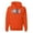 Orange, variant on For the Love of the Game Sports Unisex Graphic Hoodie Sweatshirt, Neon Pink, 3X-Large