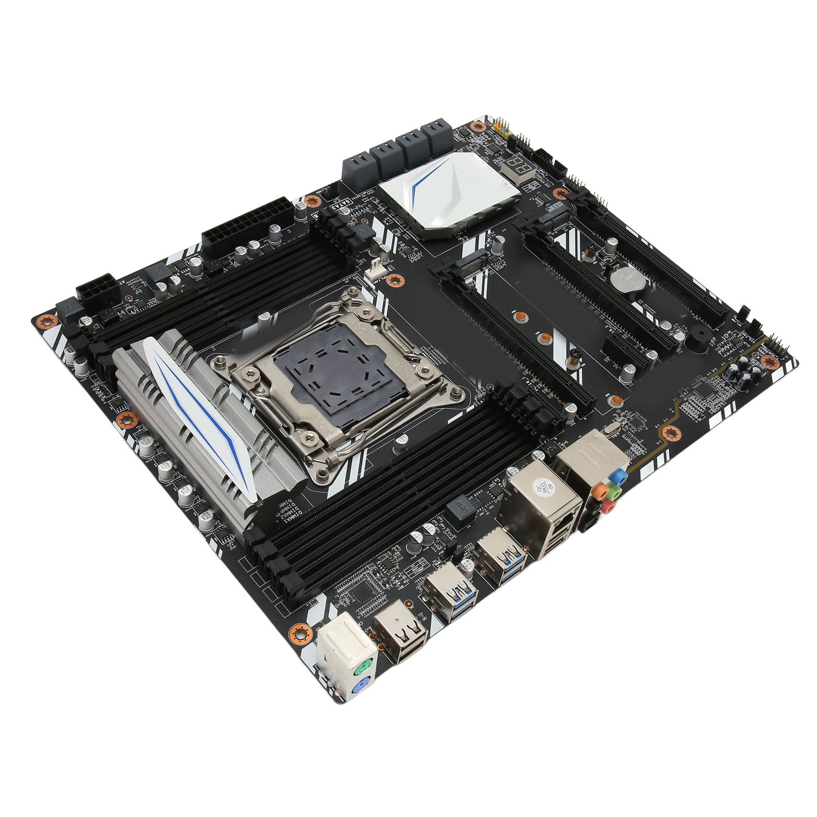 DDR4 Mainboard, X99 D8 Digital Diagnostic Function Motherboard with Gigabit  NIC for Desktop PC