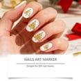 thumbnail image 3 of 12 Color Nail Art Pen Set, Fine Tip Quick-Dry Polish for DIY Manicure, Long-Lasting Glossy Nail Paint, 3 of 7