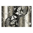thumbnail image 3 of Tiptophomedecor Glam Wallpaper Wall Mural - Diamond Leaves, 3 of 4
