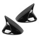 thumbnail image 5 of Pair Horn Style Side Mirror Cap Housing Protector Cover Fit for Mazda 3 Axela 2020Black, 5 of 9