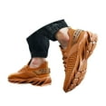 thumbnail image 3 of Gvdentm Mens Wide Sneakers Work Shoes for Men Mens Running Sneakers Mesh Men Sport Fitness Gym Jogging Shoes for Men Brown,10.5, 3 of 9