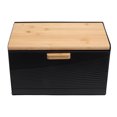 thumbnail image 3 of Caja de pan de hierro, caja de pan de hierro Caja de pan de hierro trapezoidal Soporte Caja de pan Gran capacidad Características de vanguardia, 3 of 8