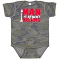 thumbnail image 3 of Inktastic Valentine's Day Man of Your Dreams with a Heart and Arrow Boys or Girls Baby Bodysuit, 3 of 5