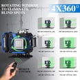 thumbnail image 2 of Nivel láser AZZUNO 4x360 con líneas verdes autonivelantes 2x4800 mAh, 2 of 9
