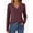 Purple, variant on CHGBMOK Long Sleeve Shirts for Women V Neck Casual Tops Comfortable Soft Basic Loose Blouses