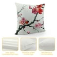 thumbnail image 4 of FUMJ  Red Japanese Cherry Blossom Pillow Covers,Watercolor Throw Pillow Cases Square Pillowcases for Home Decorative Living Room Sofa Bedroom Outdoor, 4 of 5