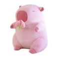 thumbnail image 1 of Lindo animal de peluche de Figuras de peluche de para adultos y niños Carpincho melocotonero rosa, 1 of 9