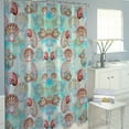 thumbnail image 4 of Betsy Drake SH094 Multi Shells Shower Curtain, 4 of 4