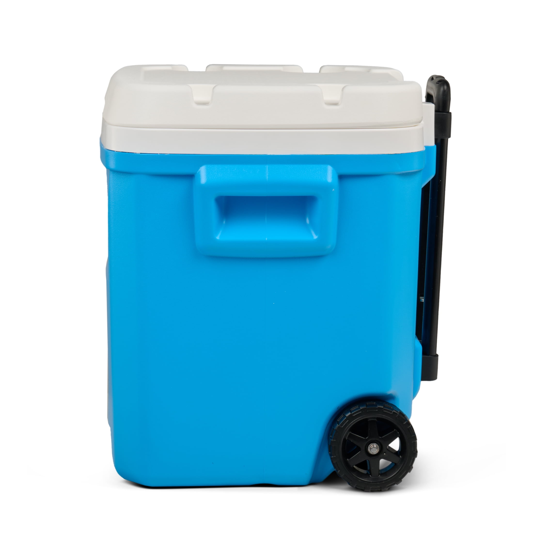 igloo 60 qt laguna roller ice chest rolling cooler blue