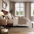 thumbnail image 3 of Berkshire King Wood Low Profile Platform Bed in Walnut, 3 of 13