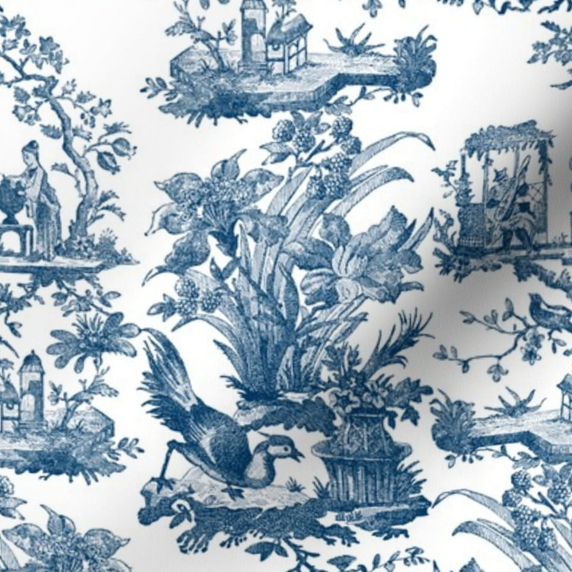 PRINTABLE FABRIC SET for Quarter Scale Miniature Chinoiserie