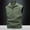 Army Green, variant on COSFO Solid Work Vest for Men Work Lightweight Zip Up Jacket Sleeveless Outdoor Loose Casual Fishing Men Outerwear Vests
