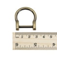 thumbnail image 5 of 23mm U Shape Horseshoe D-Rings Zinc Alloy Electroplated Light Bronze 2 Pack, 5 of 5