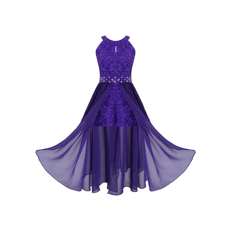 chinese dress ladies Elsie Purple Lace and Crepe Mini Dress (Archive Sale)