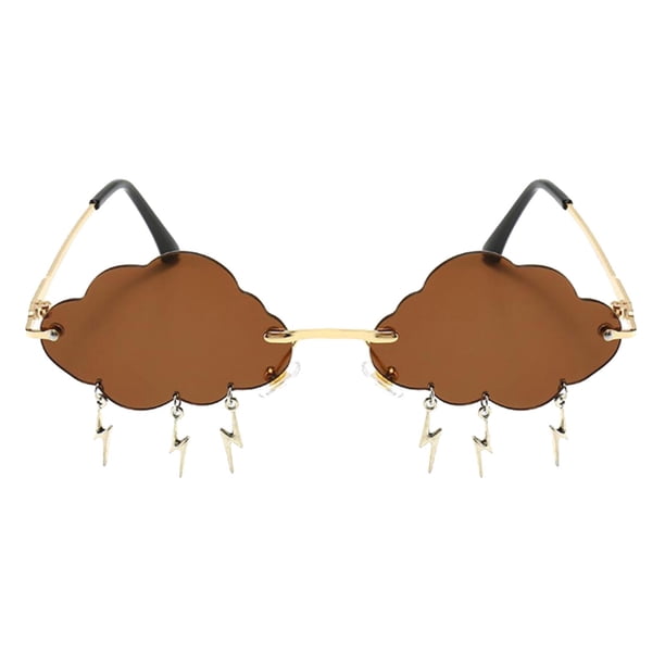 Gafas de sol Zulema Colgantes sin marco UV400 Sombras marrón
