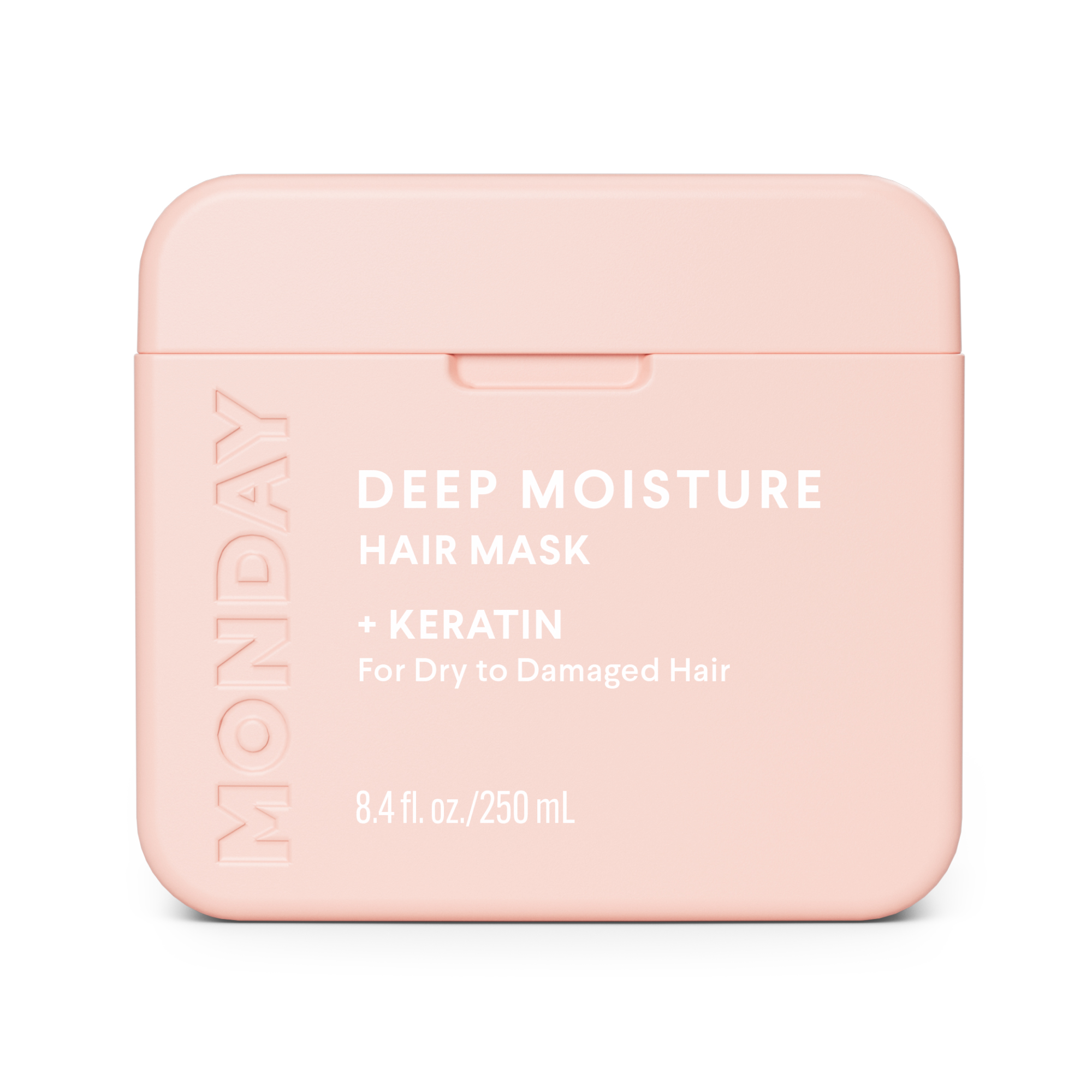 MONDAY Haircare Deep Moisture Hair Mask, Strength Dry Damaged Hair, Keratin Shea Butter 8.4 fl oz