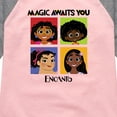 thumbnail image 3 of Disney's Encanto - Magic Awaits You Panels - Toddler And Youth Girls Raglan Graphic T-Shirt, 3 of 4