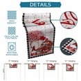 thumbnail image 6 of Red Valentine's Day Table Runner 70 Inches Long Farmhouse Dress Scarves, Roses Love Heart Romantic Gnomes Wooden Dining Tablerunner for Coffee Table/Kitchen Island/Party Décor, 13" x 70", 6 of 8