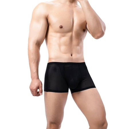 

Jsaert Men s Sexy Underwear Boxer Briefs Mesh Breathable Underpants