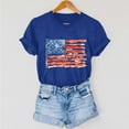 thumbnail image 5 of Cavosen 4th of July Clothes Women Plus Size Patriotic Short Sleeve Crew Neck Shirts USA Flag Print Shirts Lady 2X Independence Day Casual Tops Funny 4th of July Tunic Tees 2025 Patriotic Blouses, 5 of 6