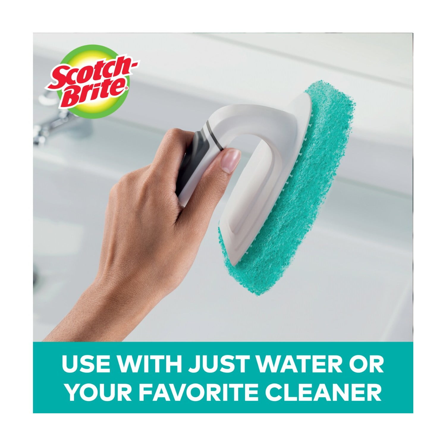 (3 pack) Scotch-Brite Refill Shower Scrubber, 1 Scrubber Total