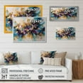 thumbnail image 4 of DESIGN ART Designart "Golden Explosion Triangles Ii" Modern Geometric Canvas Prints 44 in. wide x 34 in. high, 4 of 5