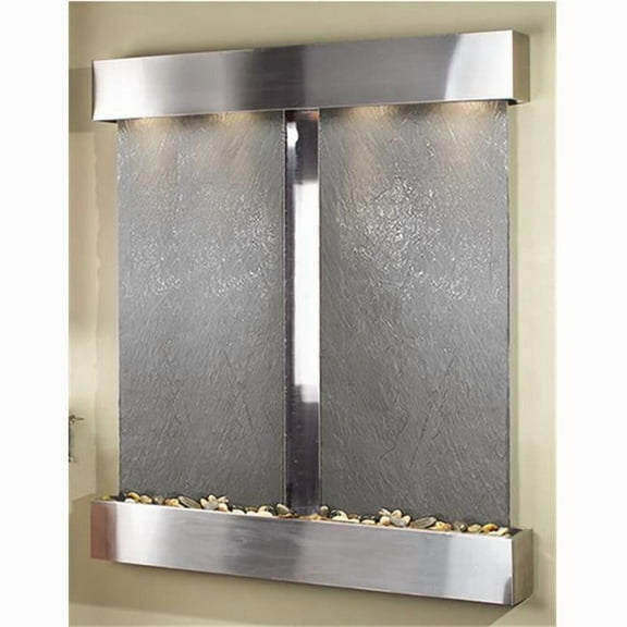 Adagio CFS2011 Cottonwood Falls - Black Featherstone Wall Fountain