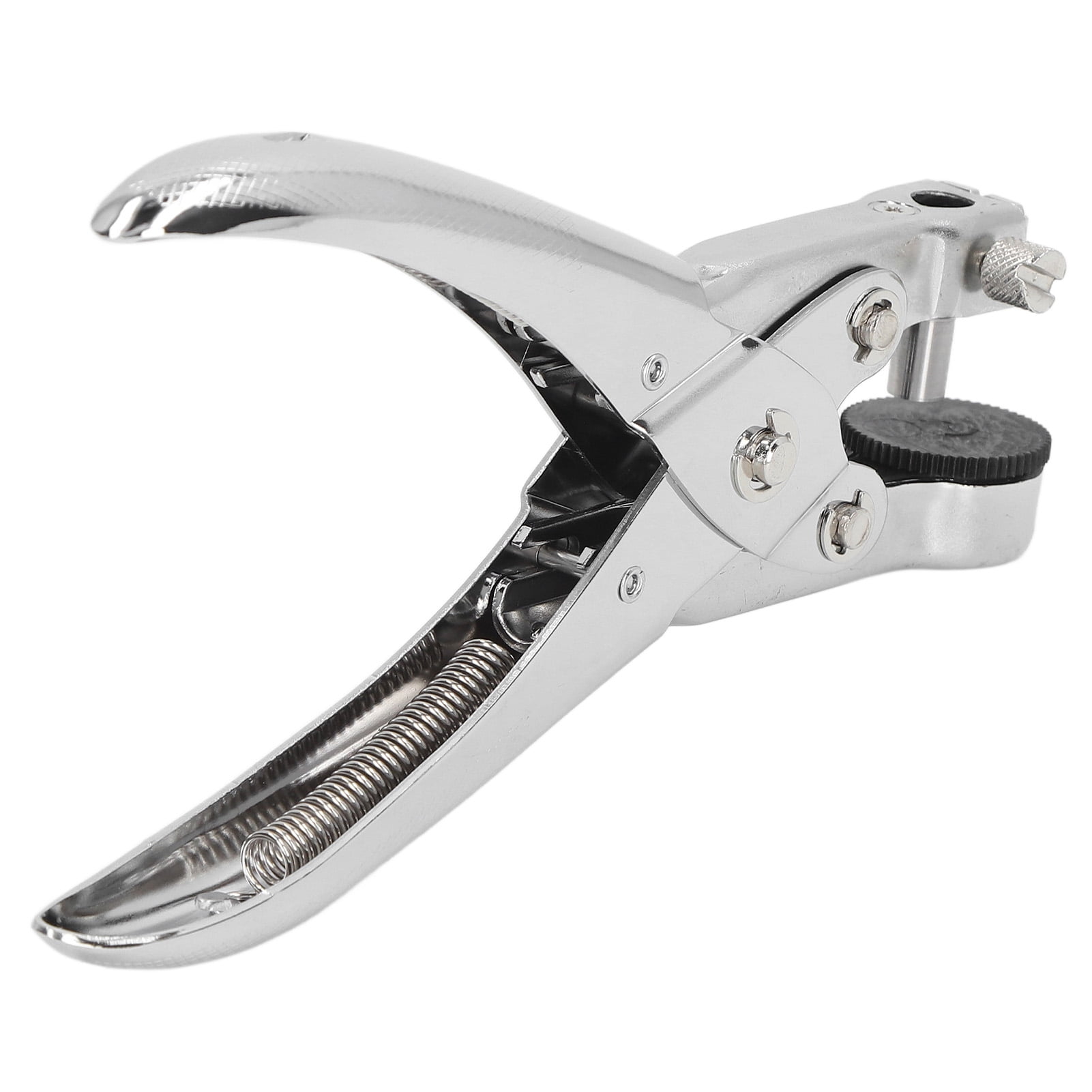 Knitting Needle Single Hole Punch, Chromed Metal Single Hole Puncher for Bag, One Hole Punch, 1 Hole Punch, Paper Punch Machine Part