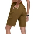 thumbnail image 4 of Leesechin Women's Hiking Cargo Shorts Quick Dry Lightweight Summer Shorts for Women Travel Outdoor with Zipper Pockets, 4 of 8