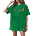 thumbnail image 6 of VEKDONE Baby Monkey Punch T-Shirt, Animal Lover Gift Blouse Cute Monkey T-Shirt, Team Punch Blouse Green（Graphic 4） S, 6 of 6
