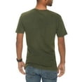 thumbnail image 2 of Ninja Logo Embroidered Unisex Lane Seven Ring Spun Cotton Vintage Short Sleeve Crewneck Tee Shirt - Vintage Olive XL, 2 of 4