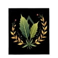 thumbnail image 4 of Durable Soft & Warm Flannel Blanket - Cozy Design with Intricate Leaf Patterns Perfect for Sofa Travel Bed & Chair, 4 of 7