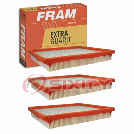 3 pc FRAM CA9054 Extra Guard Air Filters for 042-1669 33-2177-1 5098424AA A112 094 0304 AE9689 AF1374 AF3591 E690L LAF1680 RF4F-13-Z40A X439601AA Intake Inlet Manifold Fuel Delivery Filters