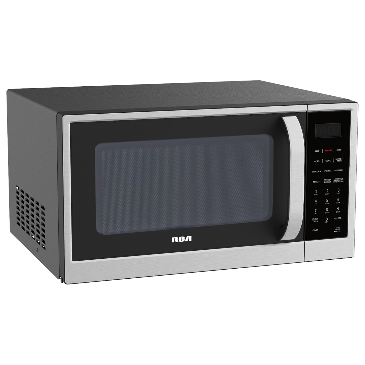  RCA RMW1220_AMZ 1.2 cu ft Microwave, Digital Air Fryer,  Convection Oven, Combo-Fry with XL Capacity, Stainless Steel Finish: Home &  Kitchen