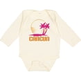 thumbnail image 3 of Inktastic Cancun Mexico Sunset Girls Long Sleeve Baby Bodysuit, 3 of 5